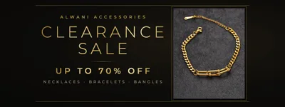 Clearance Sale: up to 70% off necklaces, bracelets and bangles