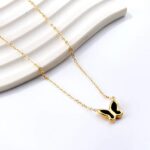 The Onyx Butterfly Necklace