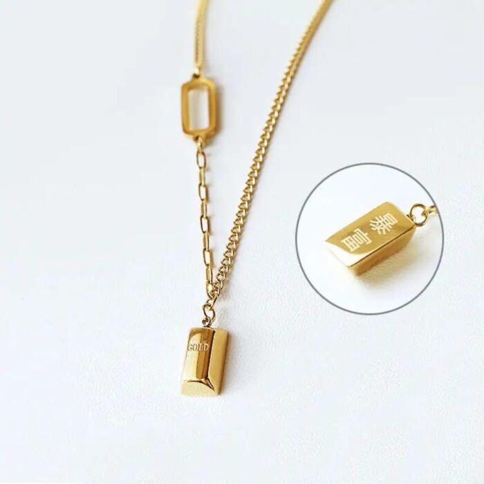 The Gold Bar Necklace - Image 2
