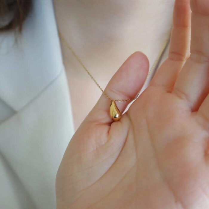 Golden Drop Necklace - Image 2