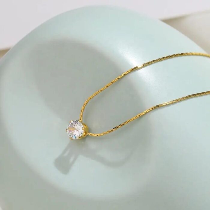 One Diamond Necklace - Image 3