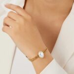 Oval Pearl Bracelet