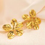 Chunky Petal Earring