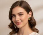 Emerald Heart Earring - Image 3