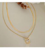 Aura Layered Necklace - Image 4