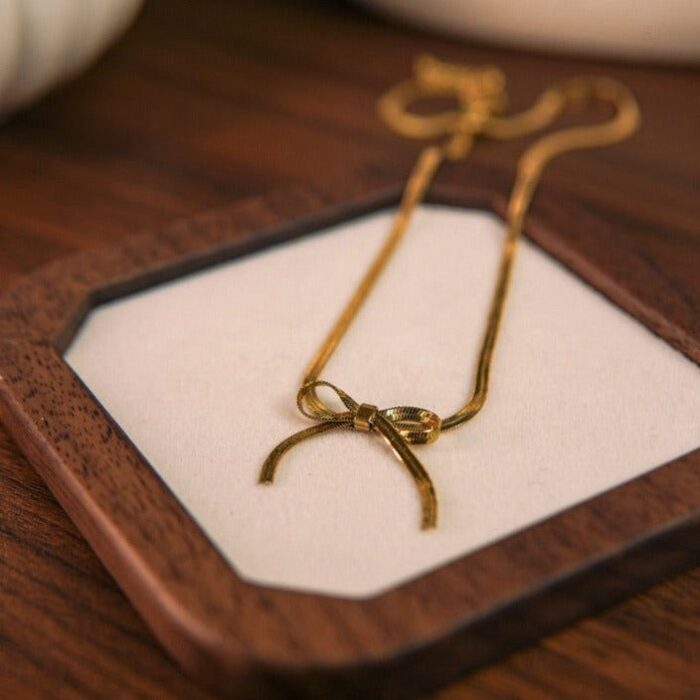 Dainty Knot Necklace - Image 4