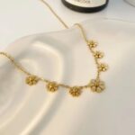 Golden Petal Necklace - Image 2