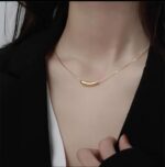 The Minimalist Curve Necklace - Image 2