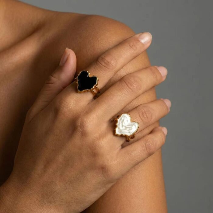 Acrylic Heart Ring - Image 2