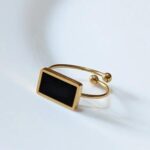 Black Frame Ring