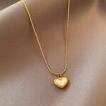 White Heart Necklace - Image 2